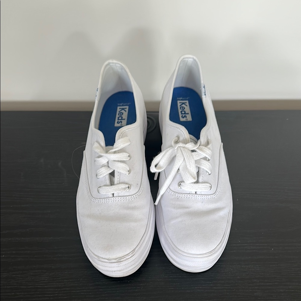 Keds triple kick white canvas 8.5